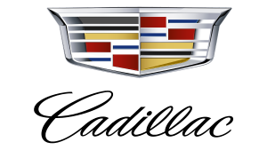 Cadillac-Logo-2014 | Wagner Certified Collision Logo: stylized chrome car grille with red, blue, and gold bars, plus cursive lettering beneath (brand mark)